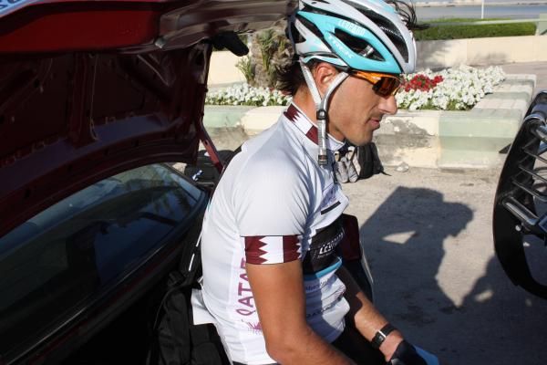 Fabian Cancellara (Leopard Trek) was one of the mainstays of the day's break.