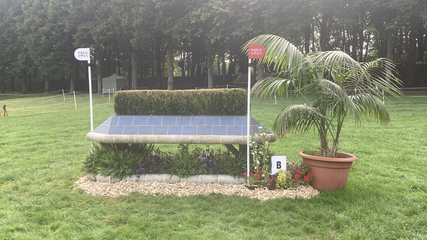 Paris Olympics cross-country course: fence 6b