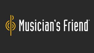 Musician's Friend logo on black