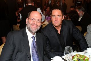 Producer Scott Rudin and Trent Reznor.