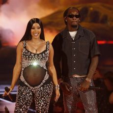 los angeles, california june 27 l r cardi b and offset of migos perform onstage at the bet awards 2021 at microsoft theater on june 27, 2021 in los angeles, california photo by johnny nunezgetty images for bet