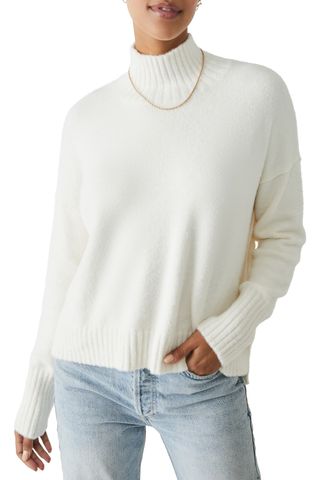 Free People Vancouver Mock Neck Sweater