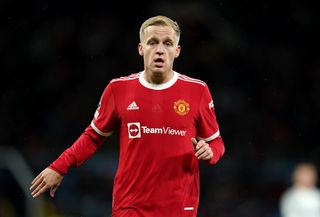 Donny van de Beek has so far struggled to make an impact at Manchester United