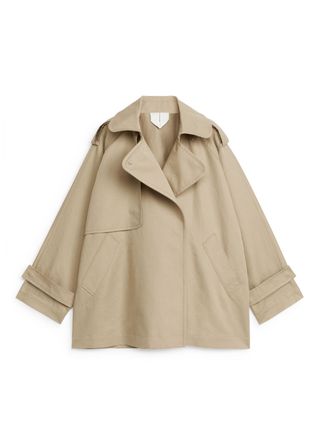 Short Trench Coat - Beige - Arket Gb