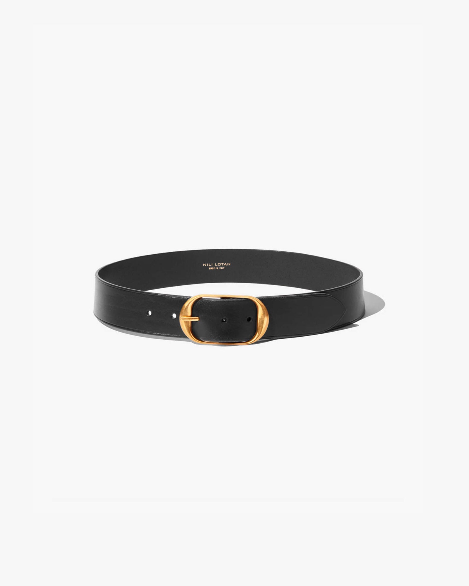 Nili Belt - Black W/antique Brass Buckle / 65