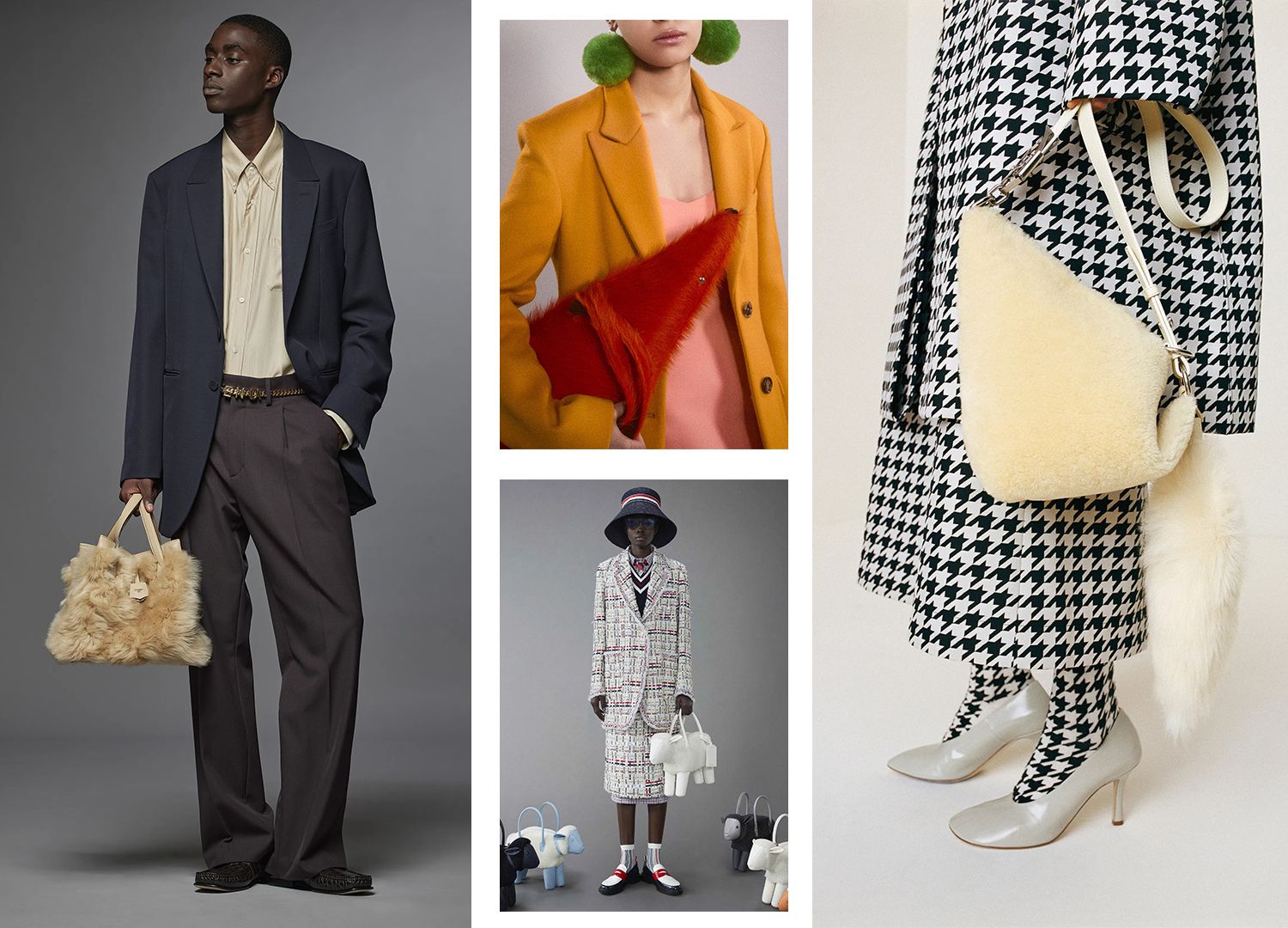 Graphics of winter 2024's handbag trends