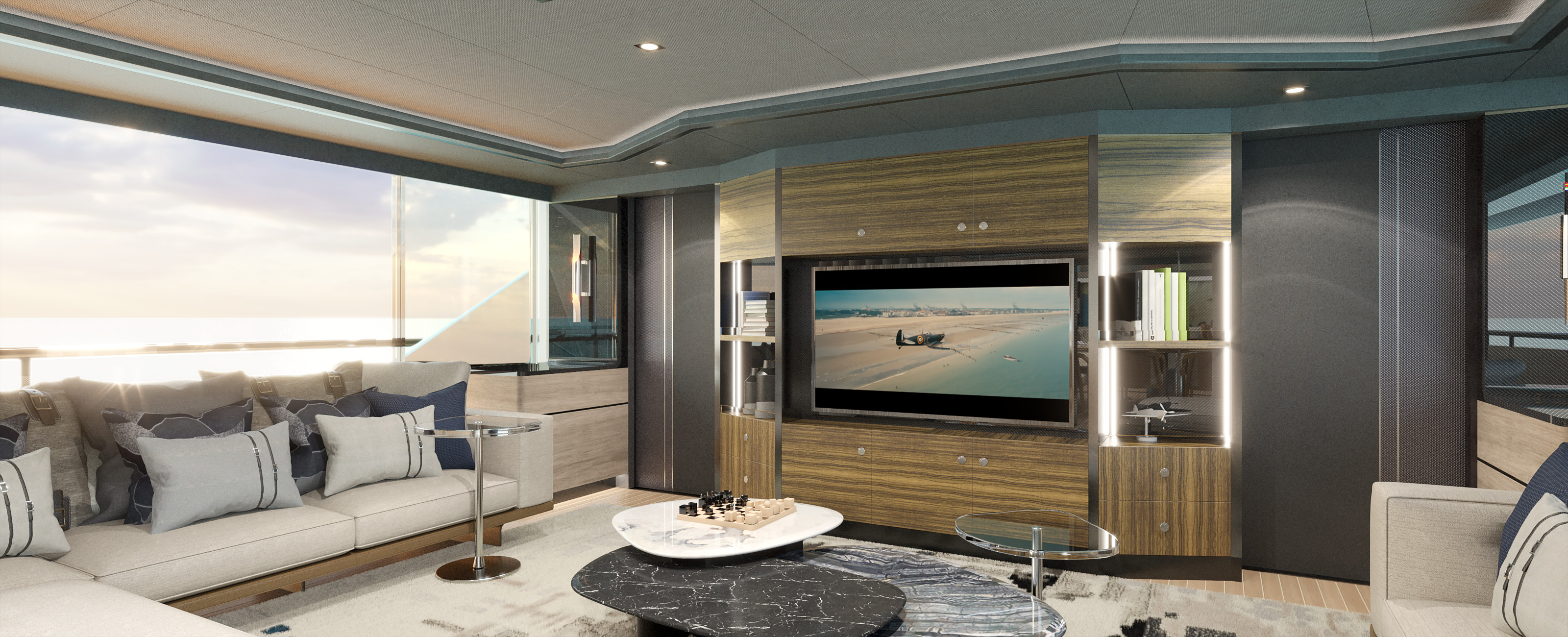 'The Bunker' aboard Spitfire