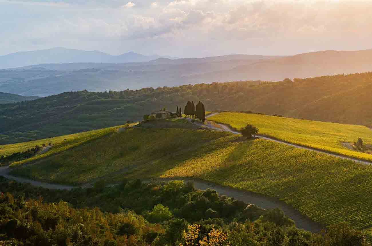 Castiglion del Bosco winery in Montalcino in Italy