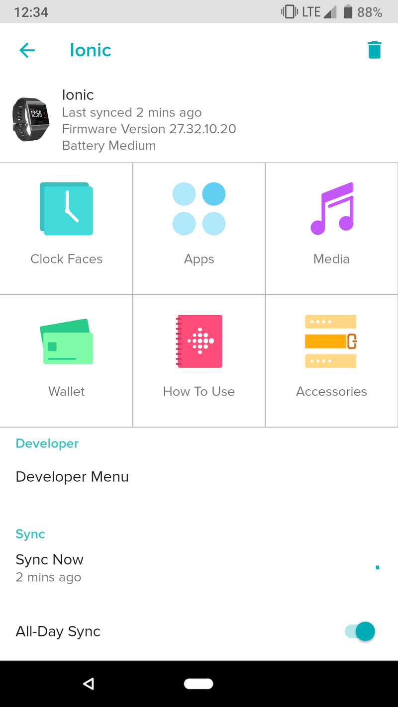 How to change exercise shortcuts on Fitbit Versa and Ionic Android