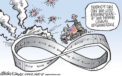 Obama cartoon World U.S. Afghanistan