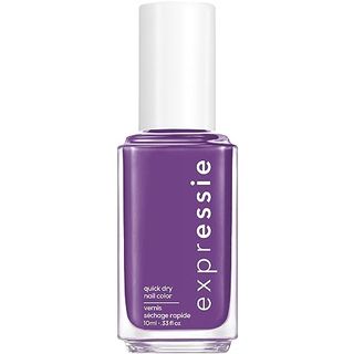 Essie Expressie, Quick-Dry Nail Polish, 8-Free Vegan, Grape Purple, Irl, 0.33 Fl Oz