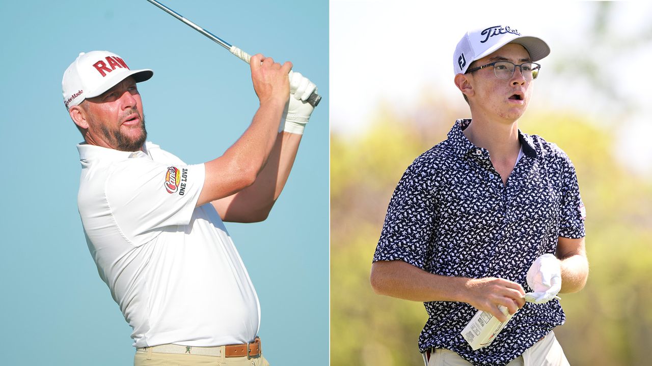 Michael Block and Billy Davis walk the fairways