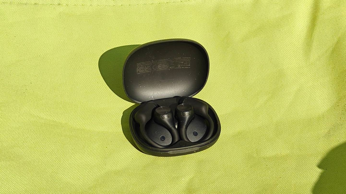 The OpenRock S2 on a camp chair.