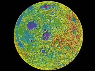 Moon's Face Reveals Extreme Cosmic Abuse