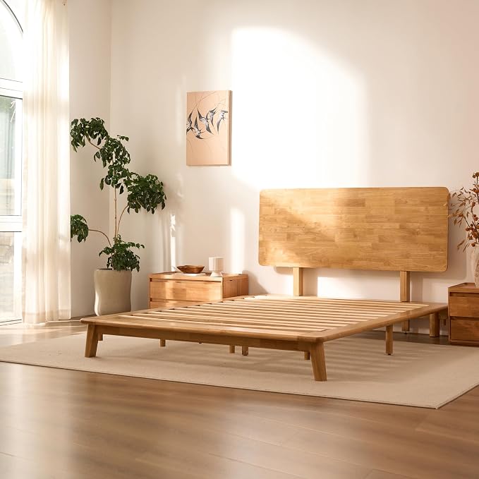 The Tall Profile Flexispot Solid Wood Bed Frame