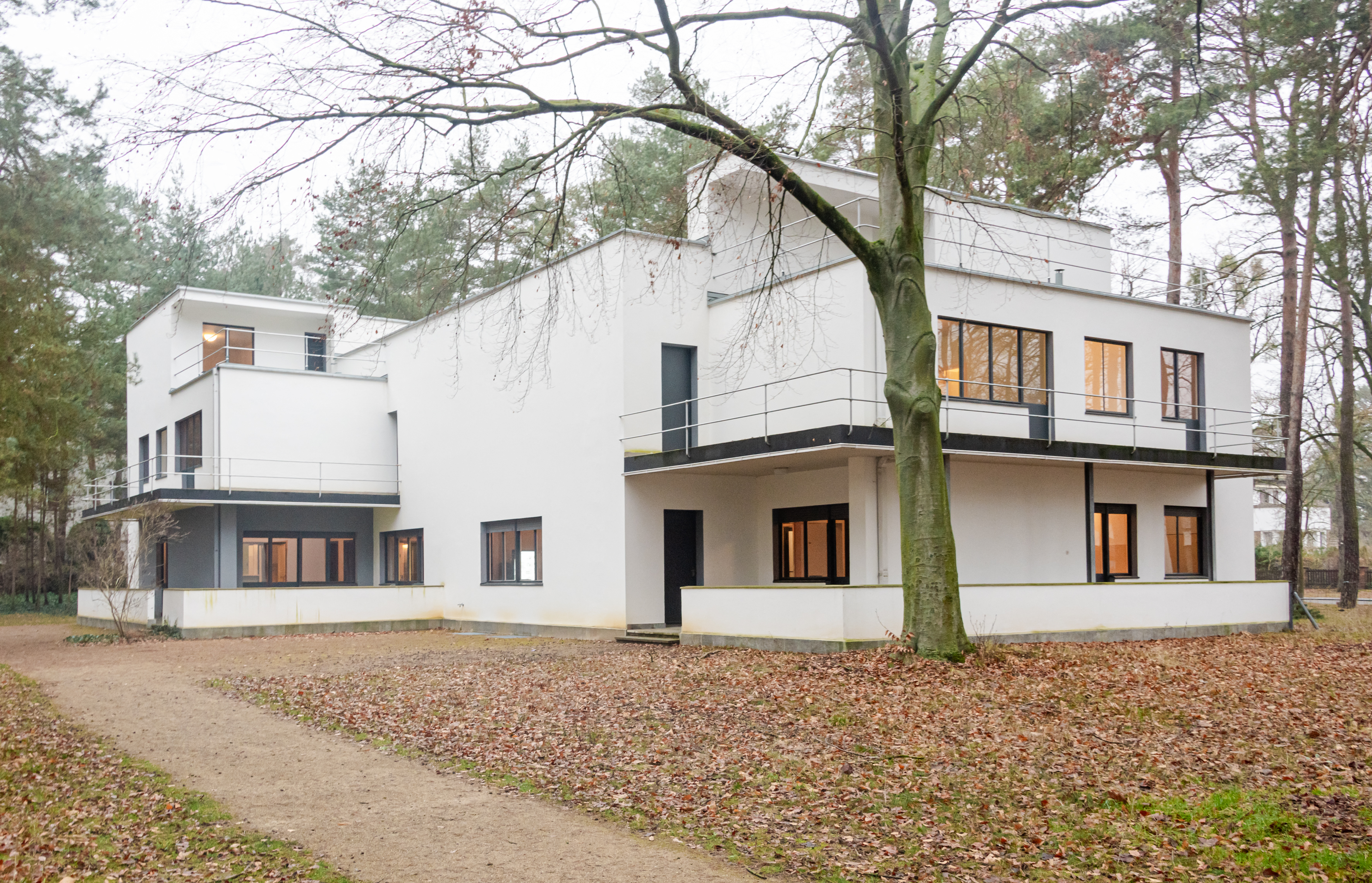 The Bauhaus Master House KandinskyKlee by Walter Gropius (Photo by ANTON ROLAND LAUBAFP via Getty Images) rights managed