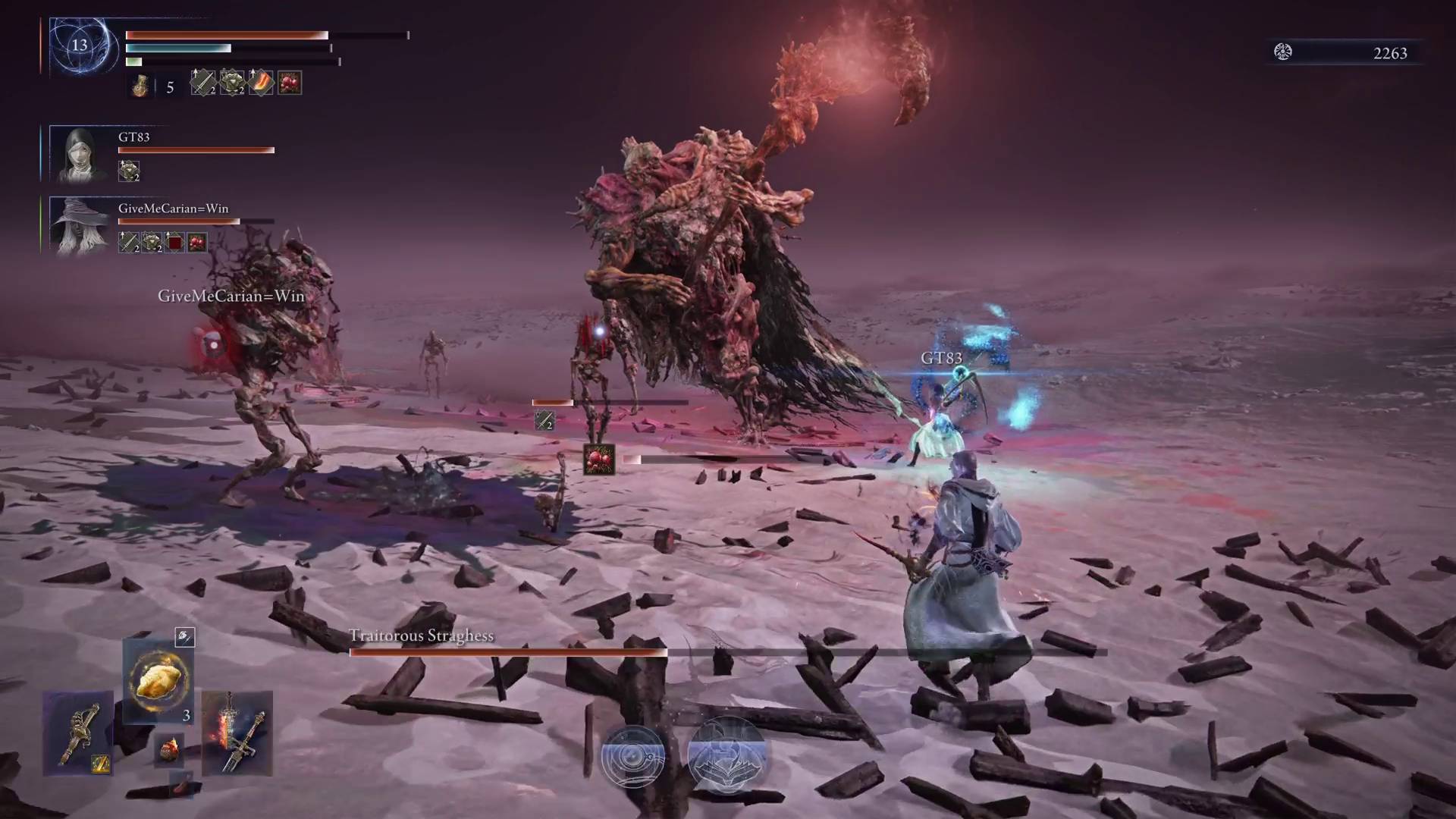 Elden Ring Nightreign Dreglord attacking