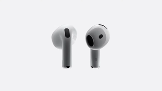 Images of Apple AirPods 4 from Apple September 2024 event