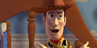 Tom Hanks as Woody in Toy Story 1