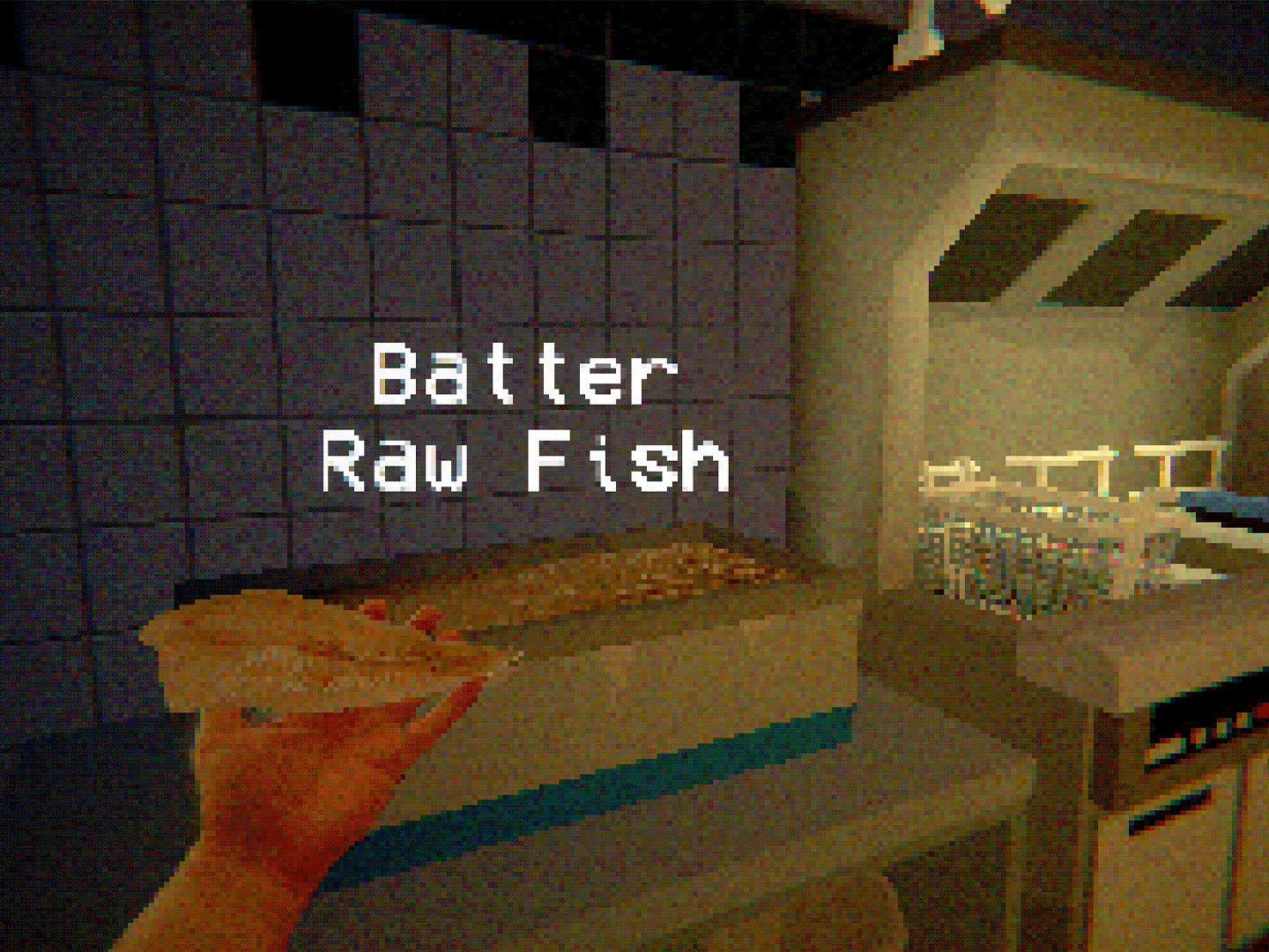 A PS1 retro looking game set in a Highland diner
