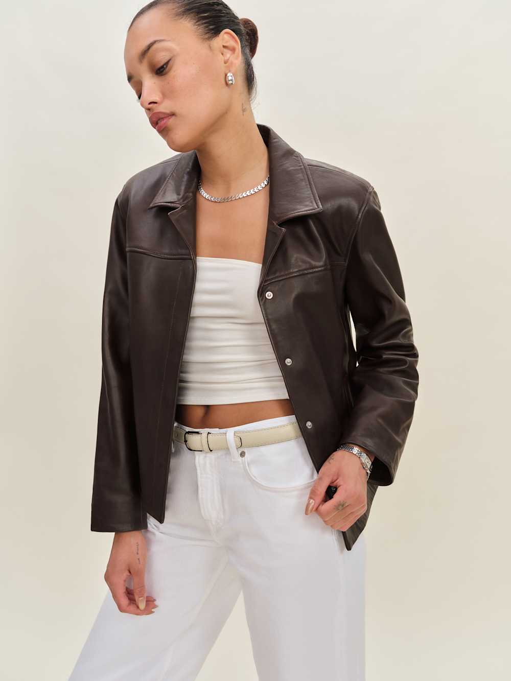 Veda Louisa Leather Jacket