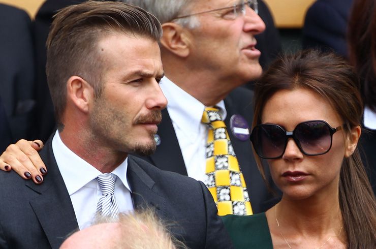 David Beckham and Victoria Beckham