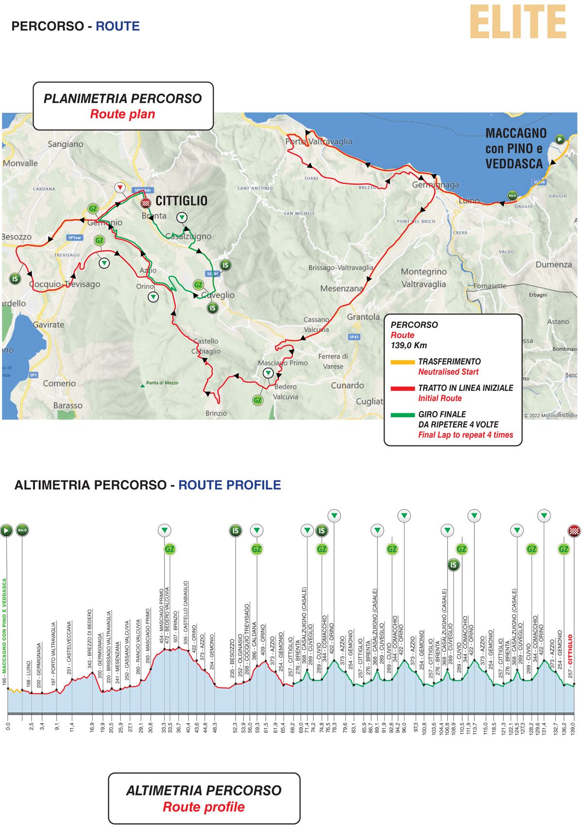 Trofeo Alfredo Binda 2023 route