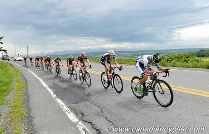 Christian Meier (Orica-GreenEdge) spent a lot of time at the front