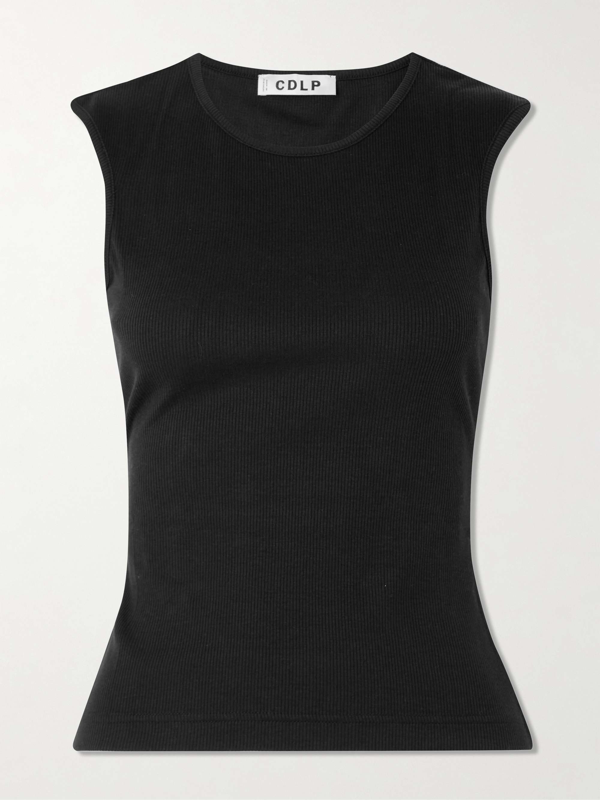 Ribbed Tencel&trade; Lyocell-Blend Jersey Tank