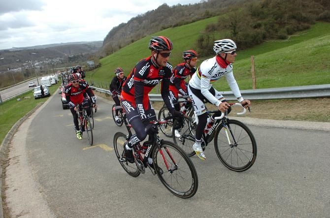 BMC tests the climb with world champion Philippe Gilbert