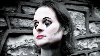 Discipline frontman Matthew Parmenter in mime make up