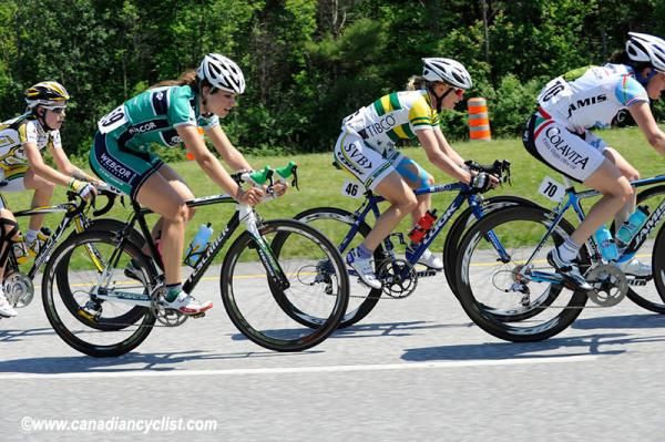 Joelle Numainville (Webcor Builders) was in one of the more serious breaks.