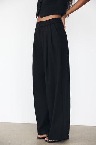 zara, Trousers With Double Pleat