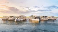 The American Cruise Lines fleet ready to set sail. 