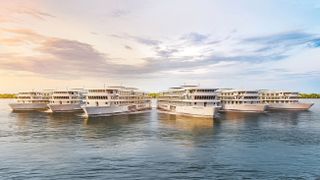 The American Cruise Lines fleet ready to set sail. 
