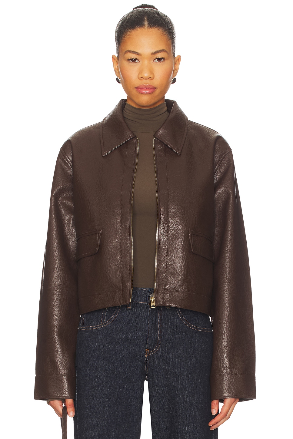 Fianna Faux Leather Jacket