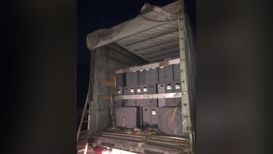 Mykhailo Fedorov, Ukraine's vice prime minister and the country's minister of digital transformation, shared this photo on Feb. 28, 2022 of Starlink internet terminals arrived in Ukraine after Russia invaded.