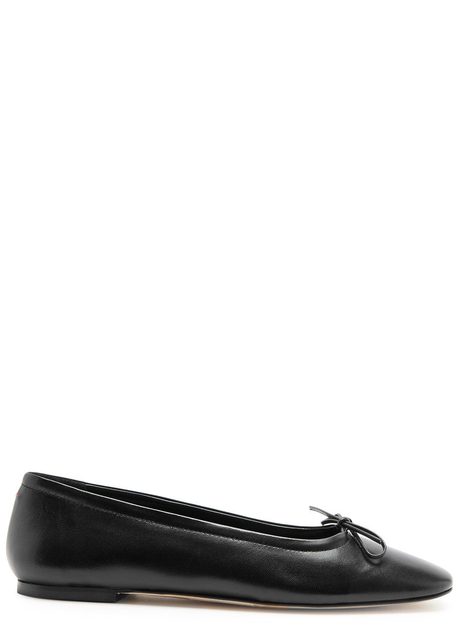 Delfina Leather Ballet Flats