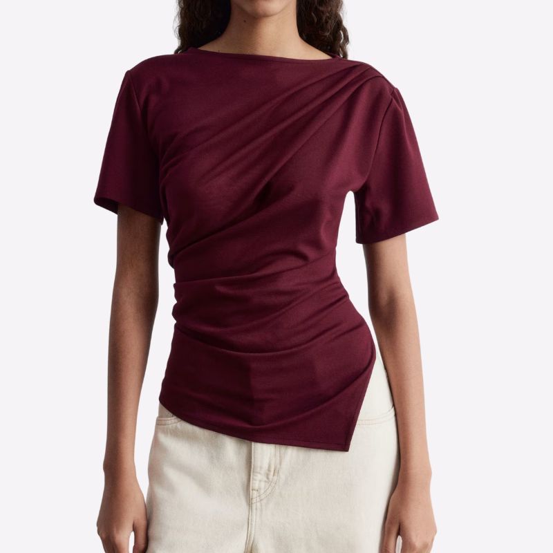 Image of burgundy top