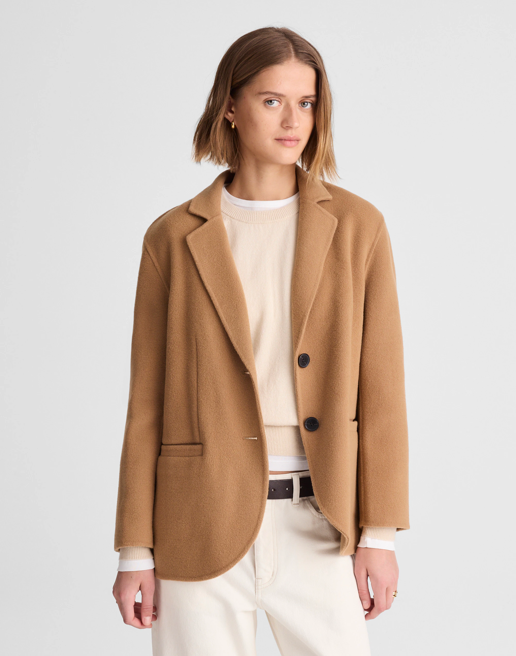 Double-Faced Cardigan Blazer