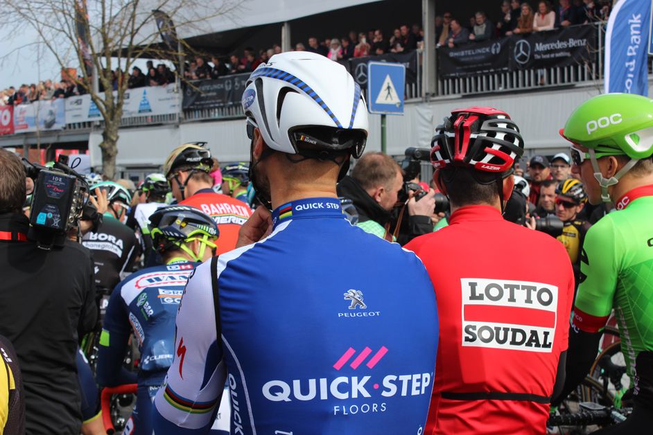 Five-time winner Tom Boonen readies himself for his final E3-Harelbeke