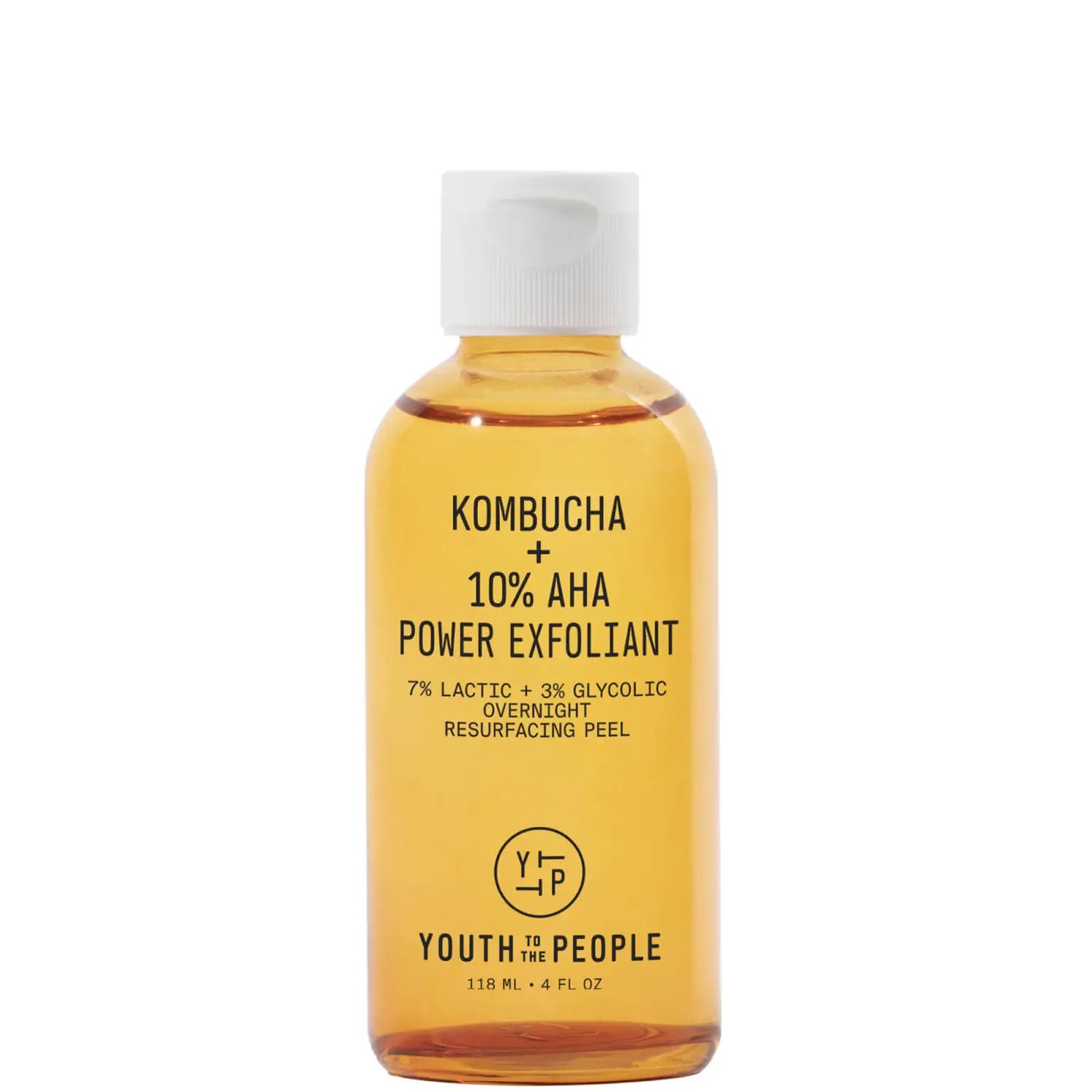 Kombucha and 10% AHA Power Exfoliant to give people the youthful look of expensive-looking skin