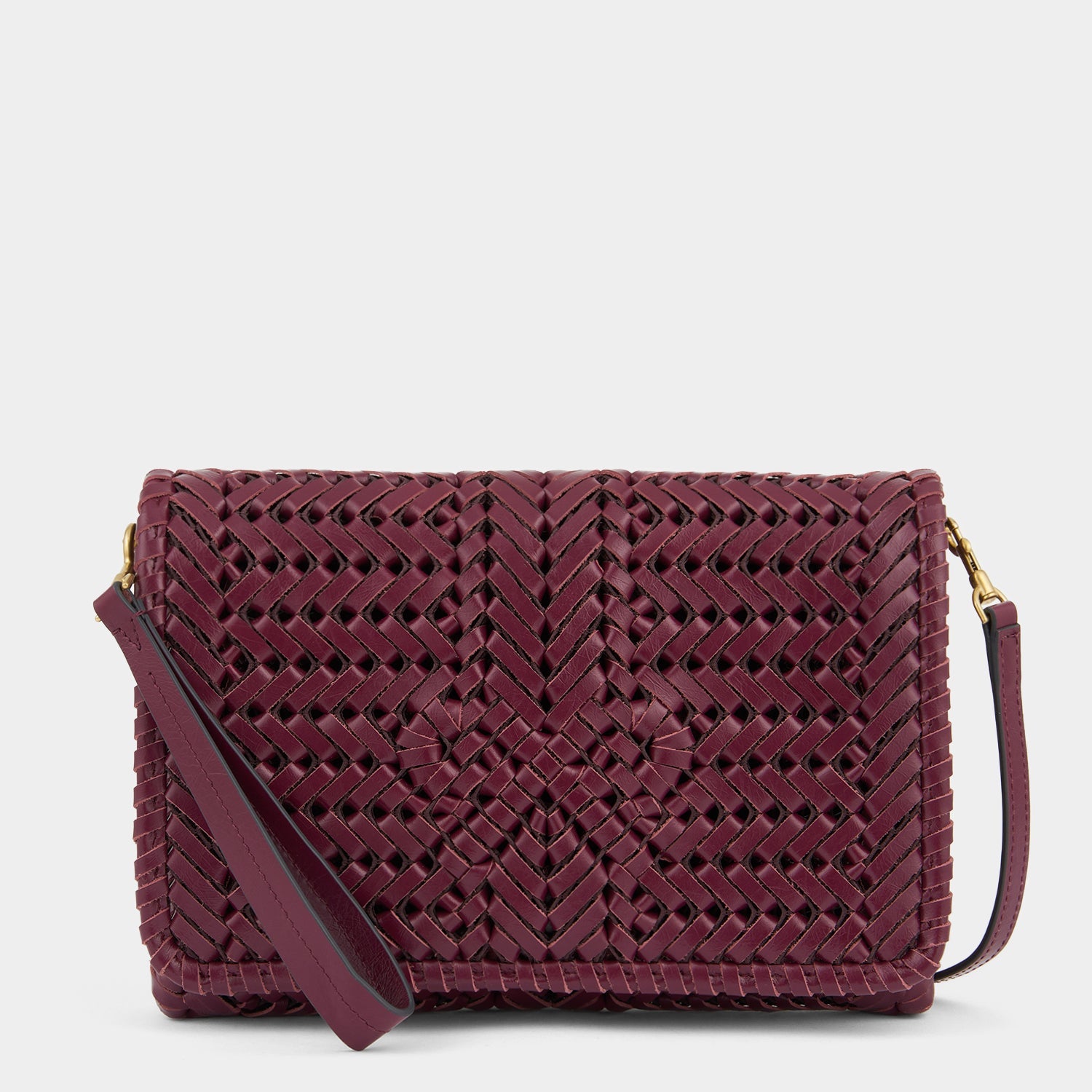 Neeson Cross-Body | Calf Leather in Orchid Purple