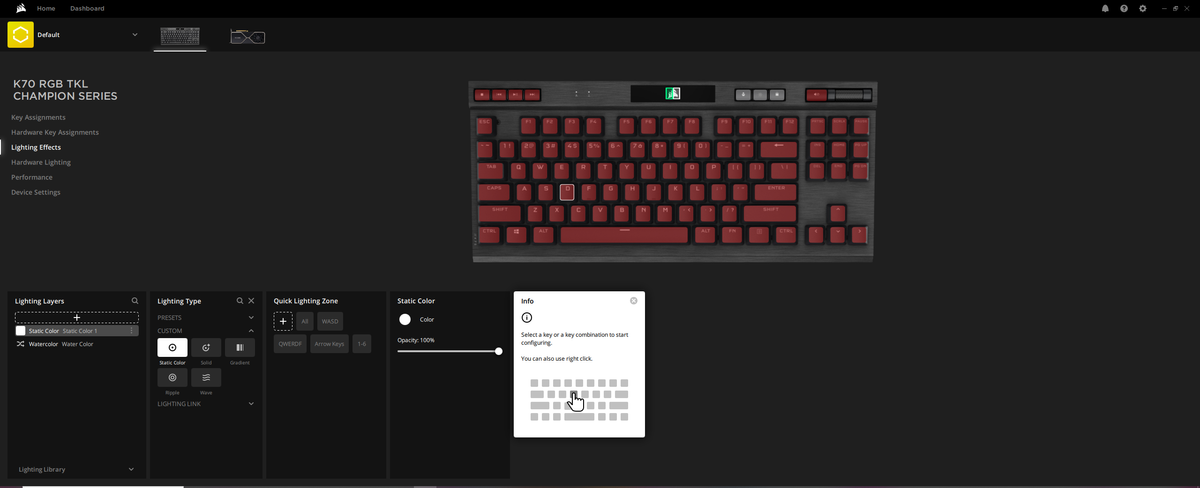 Corsair K70 RGB TKL