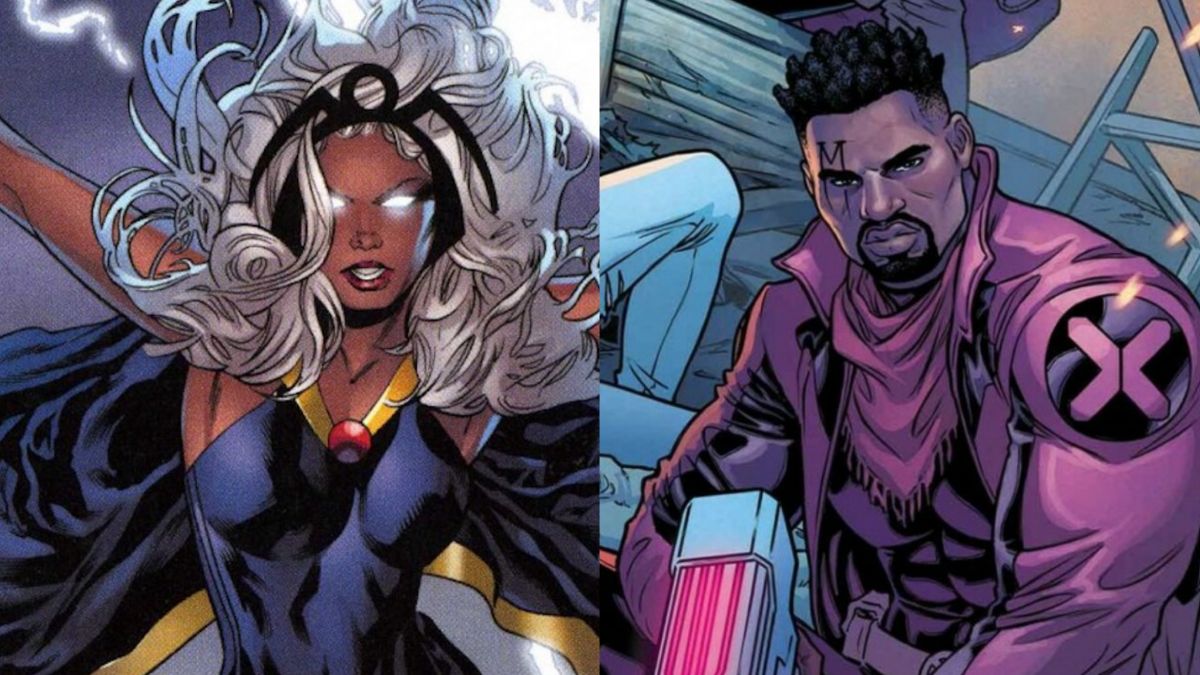 Storm and Bishop in Marvel Comics