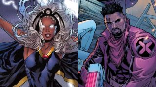 Storm and Bishop in Marvel Comics
