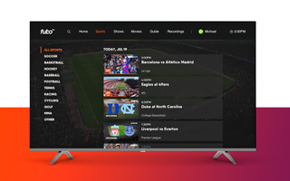 FuboTV on a Hisense smart TV 2022