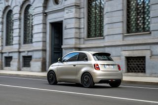 Fiat 500e Giorgio Armani in Greige