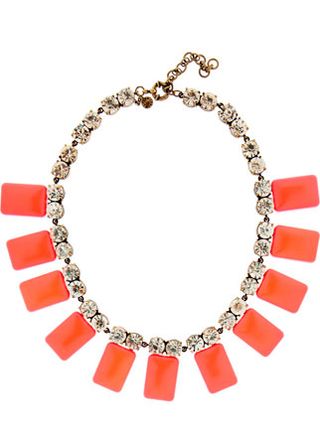 J.Crew crystal and resin tile necklace, £90