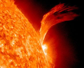 sun big solar flare